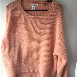 Peach sweater